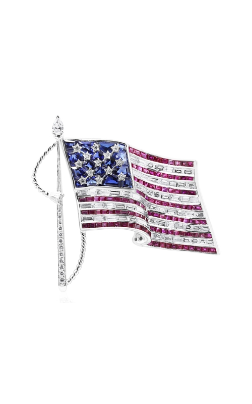 Flag Brooch