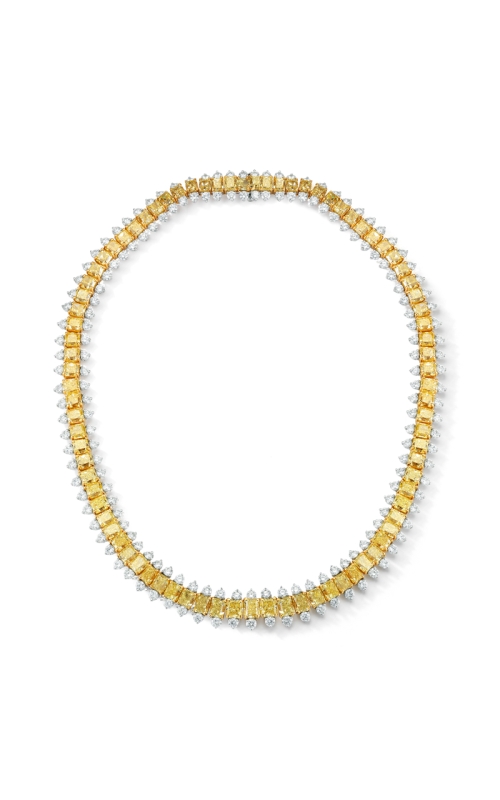 Fancy Yellow Diamond Necklace
