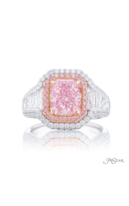 Radiant Pink Diamond Ring