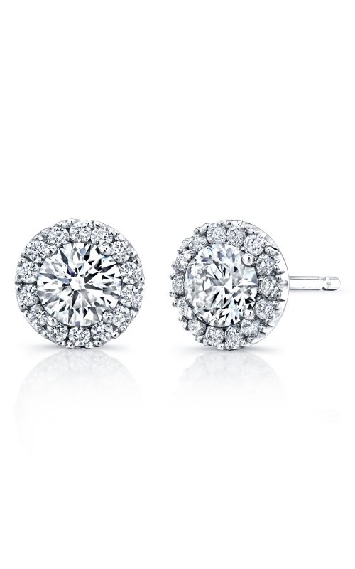 Halo Diamond Stud Earrings
