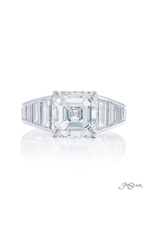 Square Emerald Cut Diamond Ring