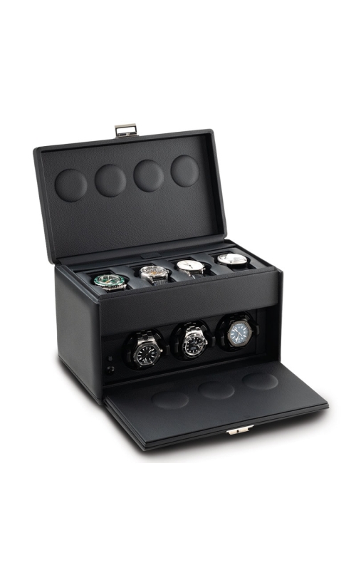 3 Watch Winder Black 7-RT