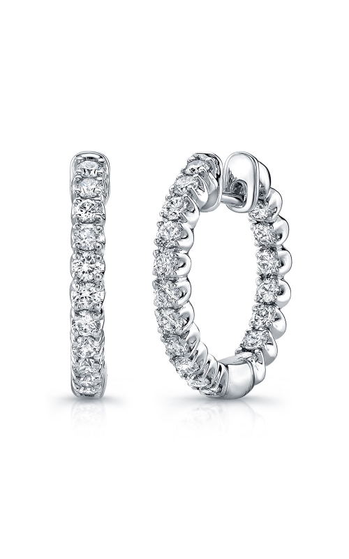 Diamond Hoop Earrings