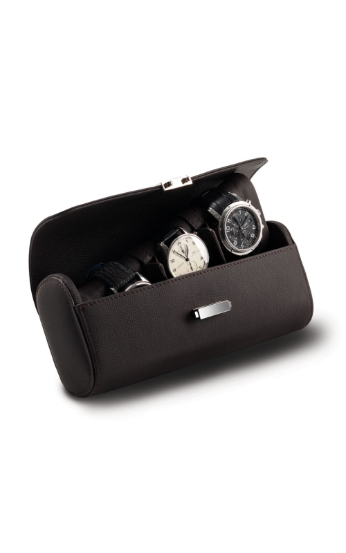 Pochette 4 Watch Travel Case Black.