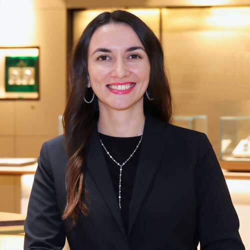 Tetiana's headshot from Bigham Jewelers.