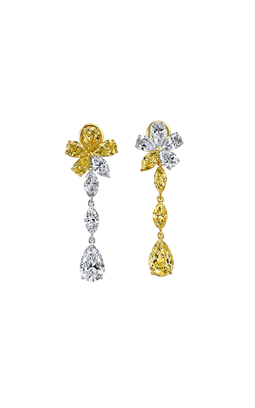 Yellow Diamond Earrings